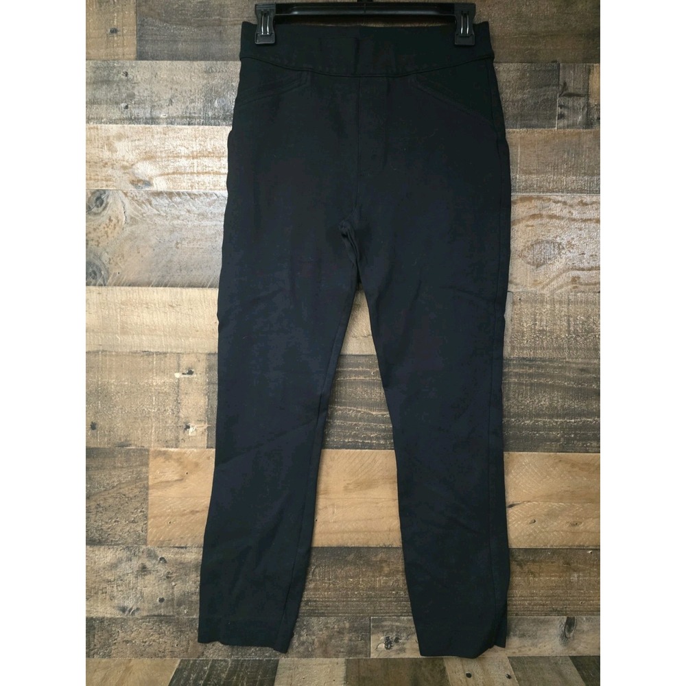 Spanx By Sara Blakely Women's Black Capri Leggings Sz Small Shapewear Athleisure